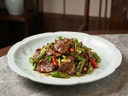 小炒黄牛肉